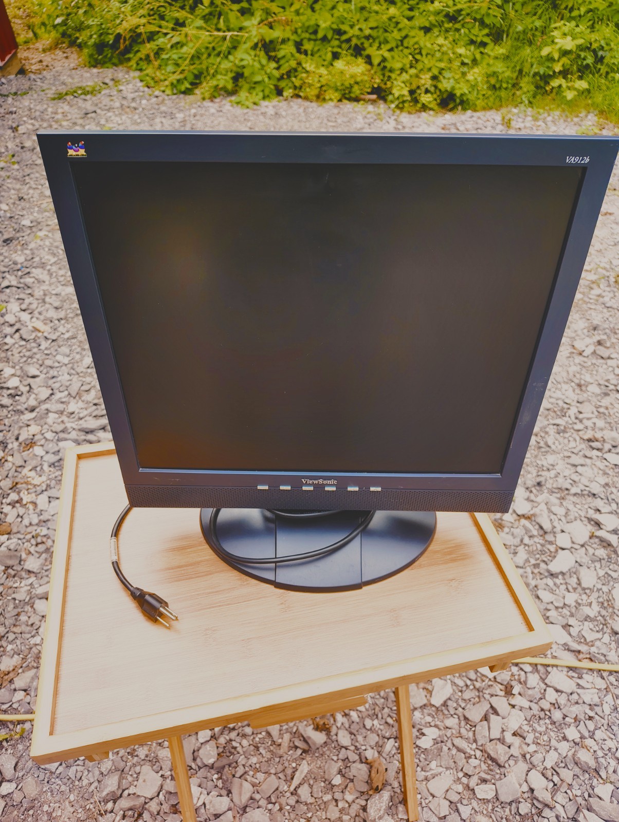 ViewSonic 19" 4:3 LCD Computer Monitor Model VA912B With Power Cord Black
