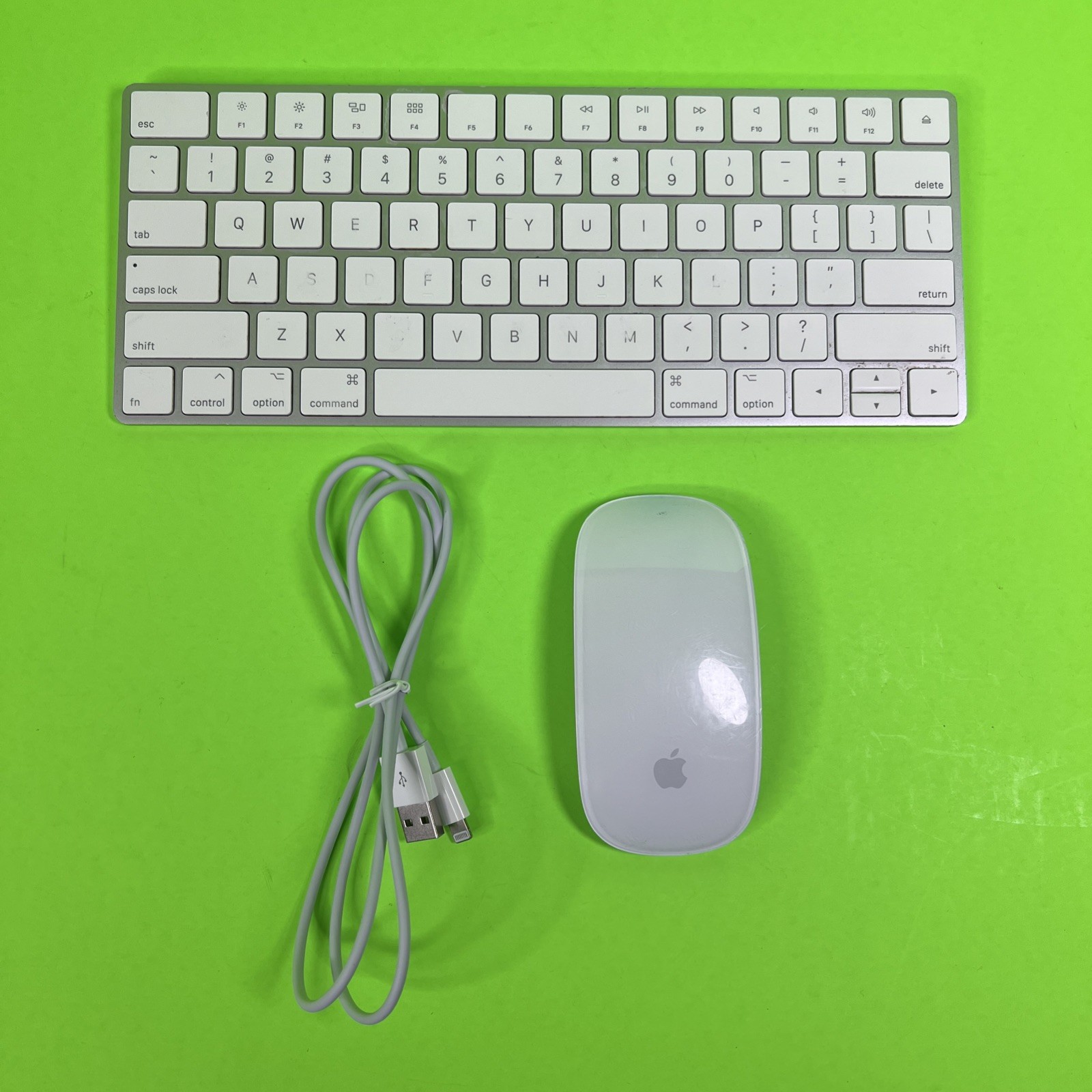 Apple A1644/A1657 Magic Keyboard 2 & Magic Mouse - * Light Key Wear - SAME DAY