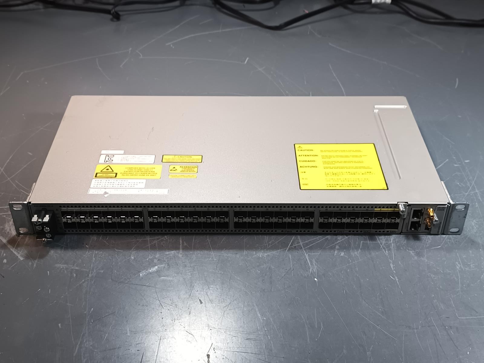 Cisco ASR-9000v DC-A Chassis 44x SFP 1GE | 4x SFP+ 10GE | Front-Access -48v DC