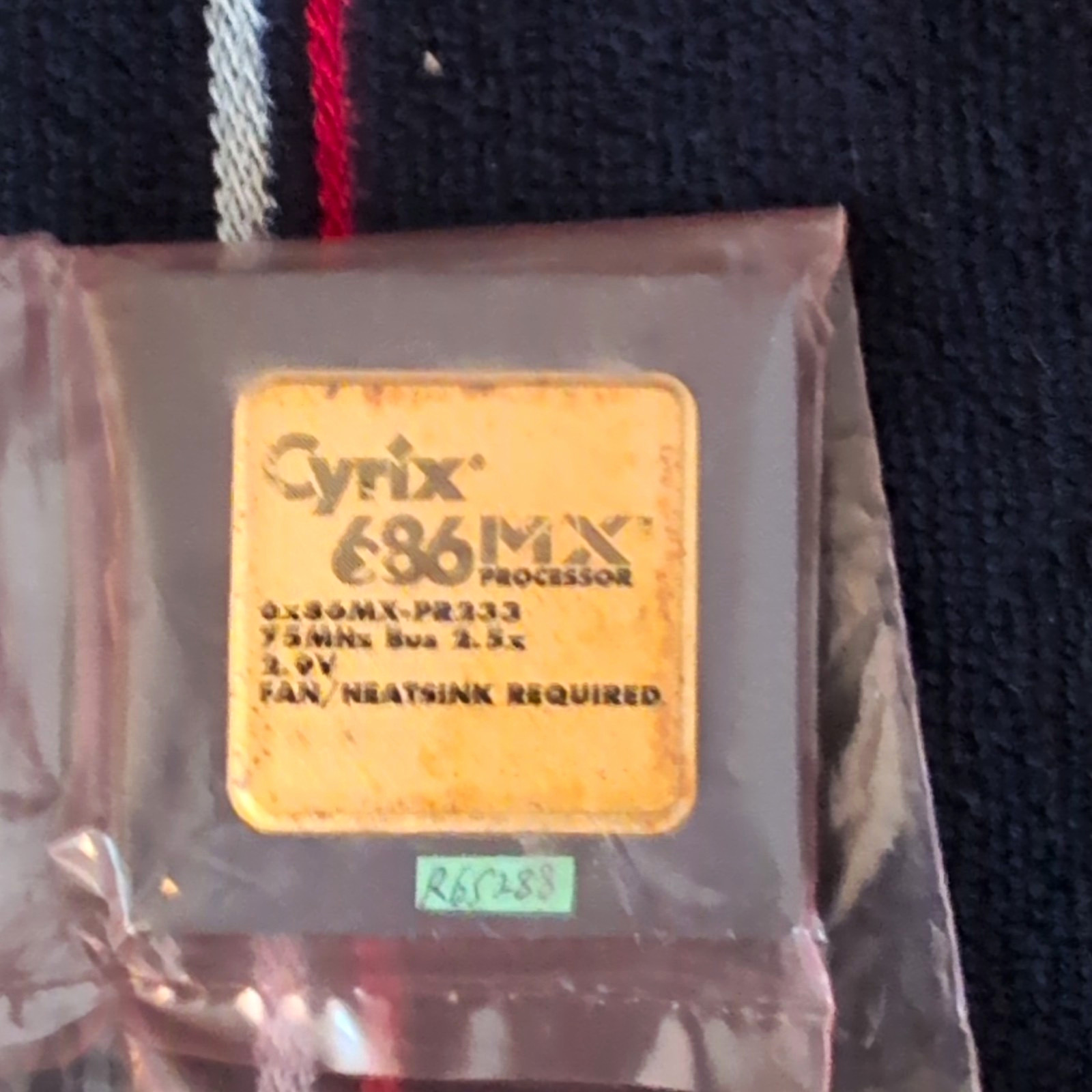 Cyrix 6x86MX-PR233 CPU Socket 7 166MHz 75MHz Bus 64KB Cache GF DDF806F