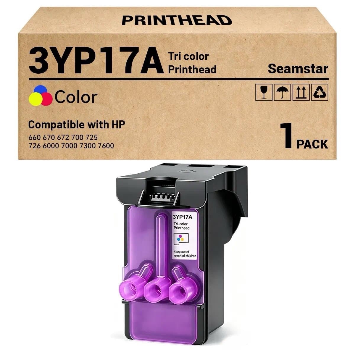 High Capacity 3YP17A Printhead For HP Smart Tank COLOR ONLY