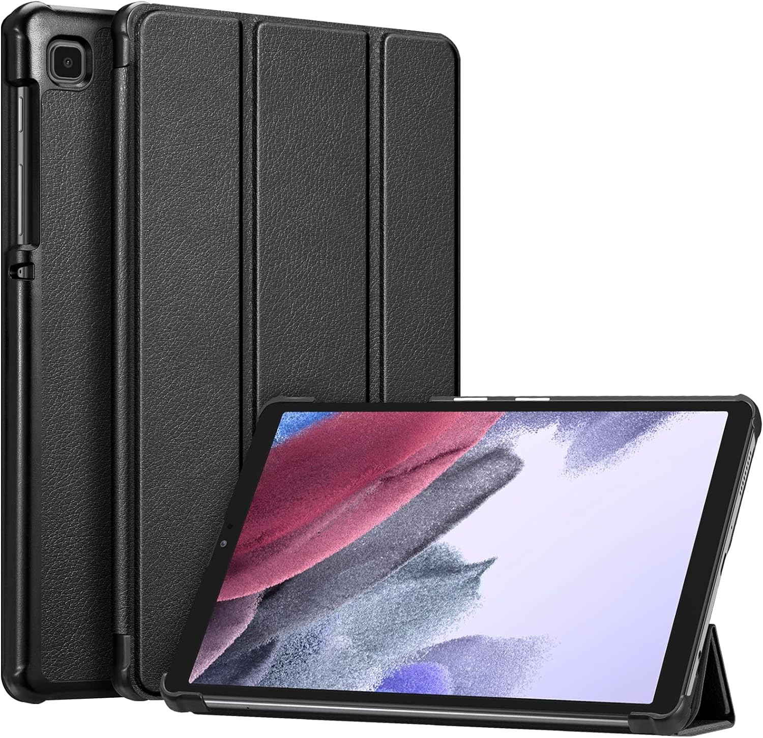 Slim Tri-Fold Stand Case for Samsung Galaxy Tab A7 Lite 8.7" 2021, Black