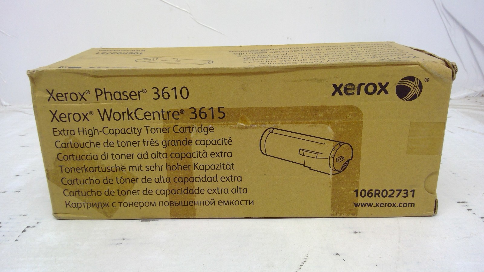 Genuine Xerox Black Extra High Yield Toner Cartridge 106R02731 106R2731