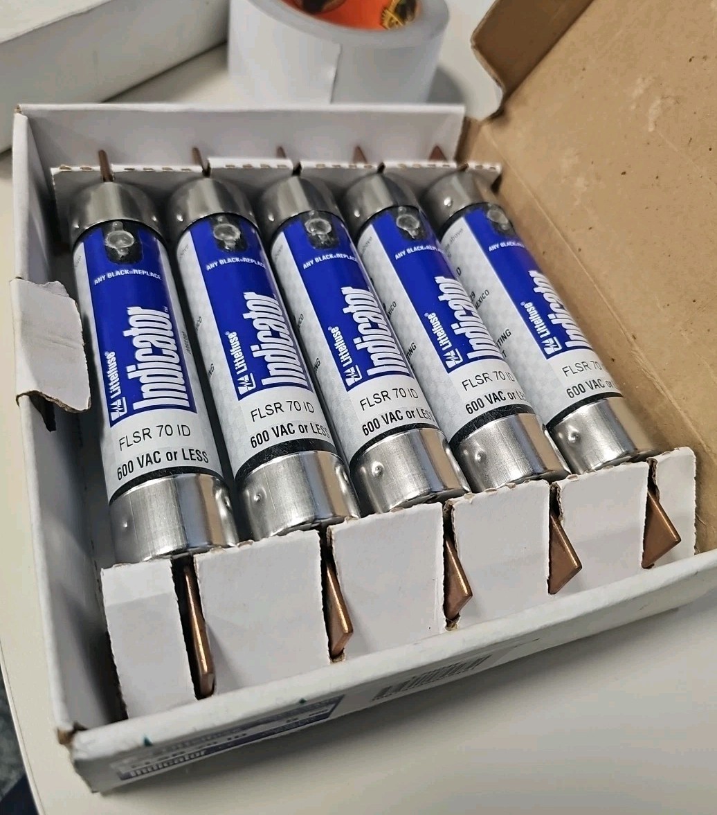 Littelfuse FLSR 70 ID 70 AMP Time Delay Fuse BOX OF 5 FLSR70ID NEW CSQ