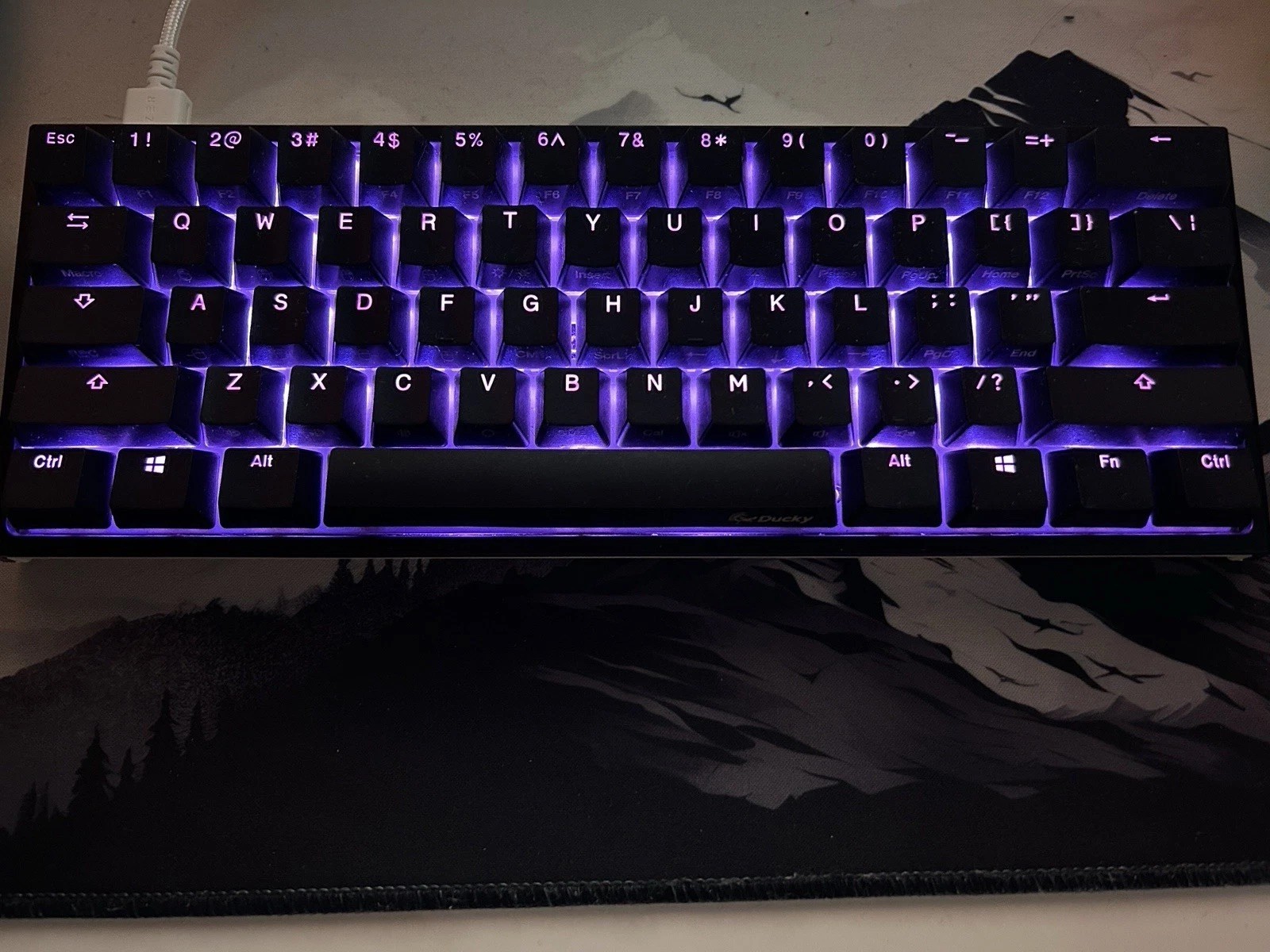 Ducky One 2 Mini RGB 60 Keyboard - Cherry MX Brown