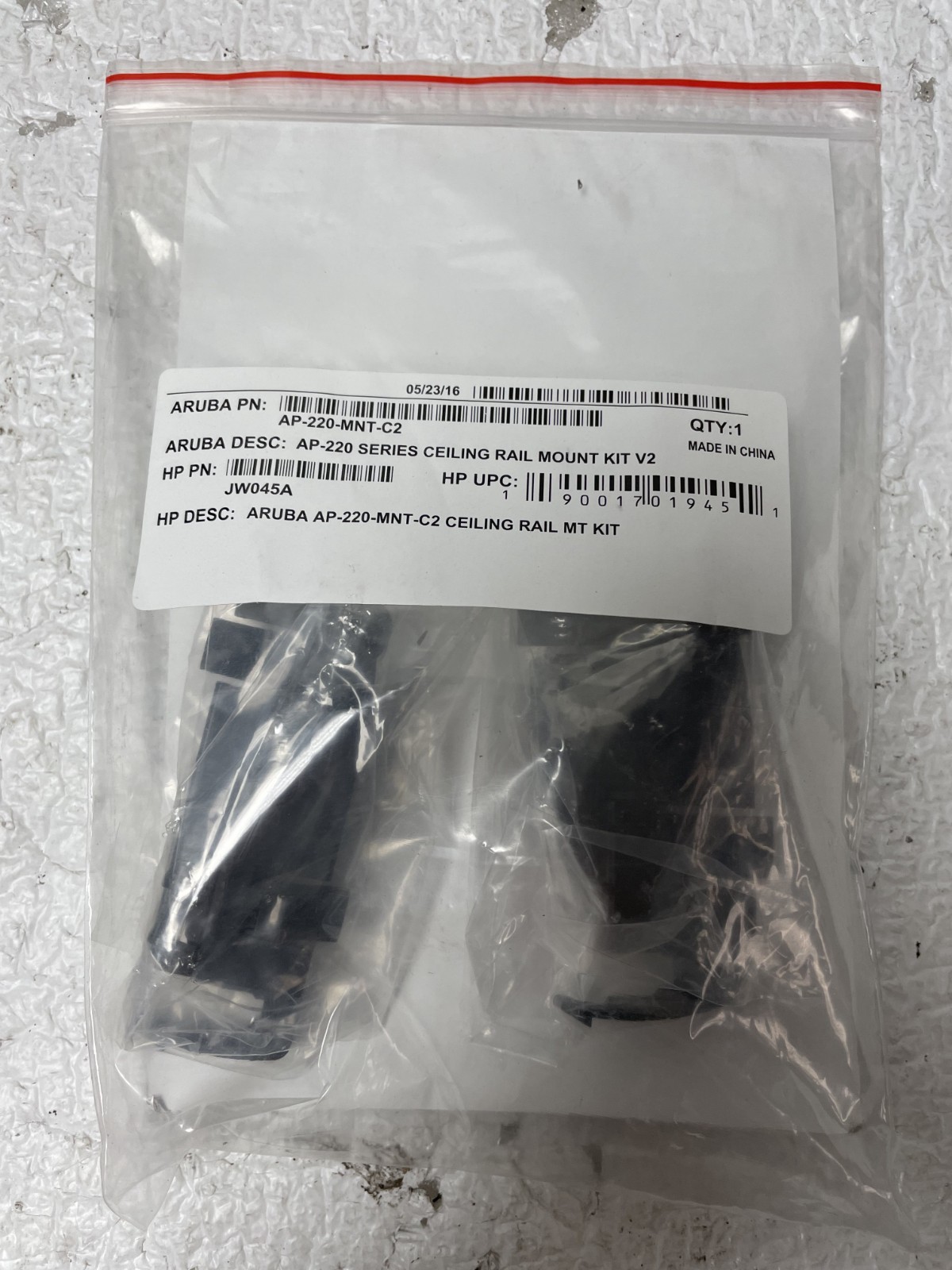 Aruba Ceiling-Grid Rail Adapter AP-220-MNT-C2 (JW045A) New