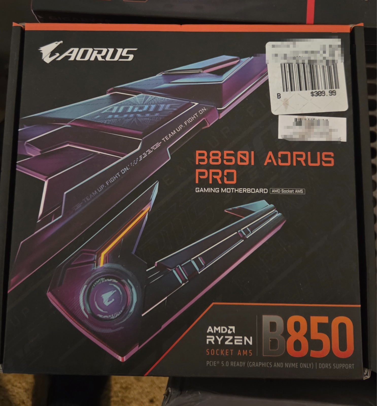 GIGABYTE B850I AORUS PRO AMD AM5 Mini-ITX Motherboard, AMD Ryzen Brand New