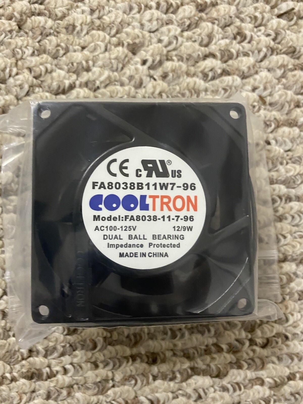 1PC COOLTRON FA8038B11W7-96  AC100-125V Dual Ball Bearing