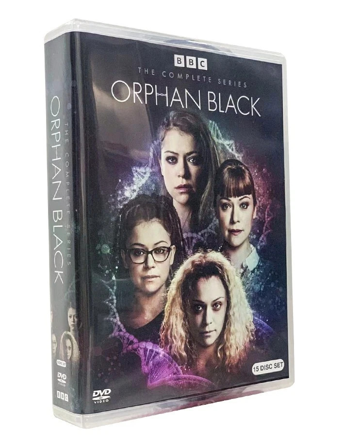 Orphan Black: The Complete Series Season 1-5 ( DVD, 15-Disc Box Set ) --New