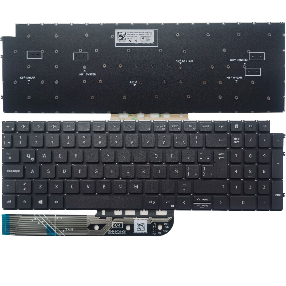 Laptop NEW For Dell Vostro 15 3510 3520 3525 Latin/Spanish Keyboard