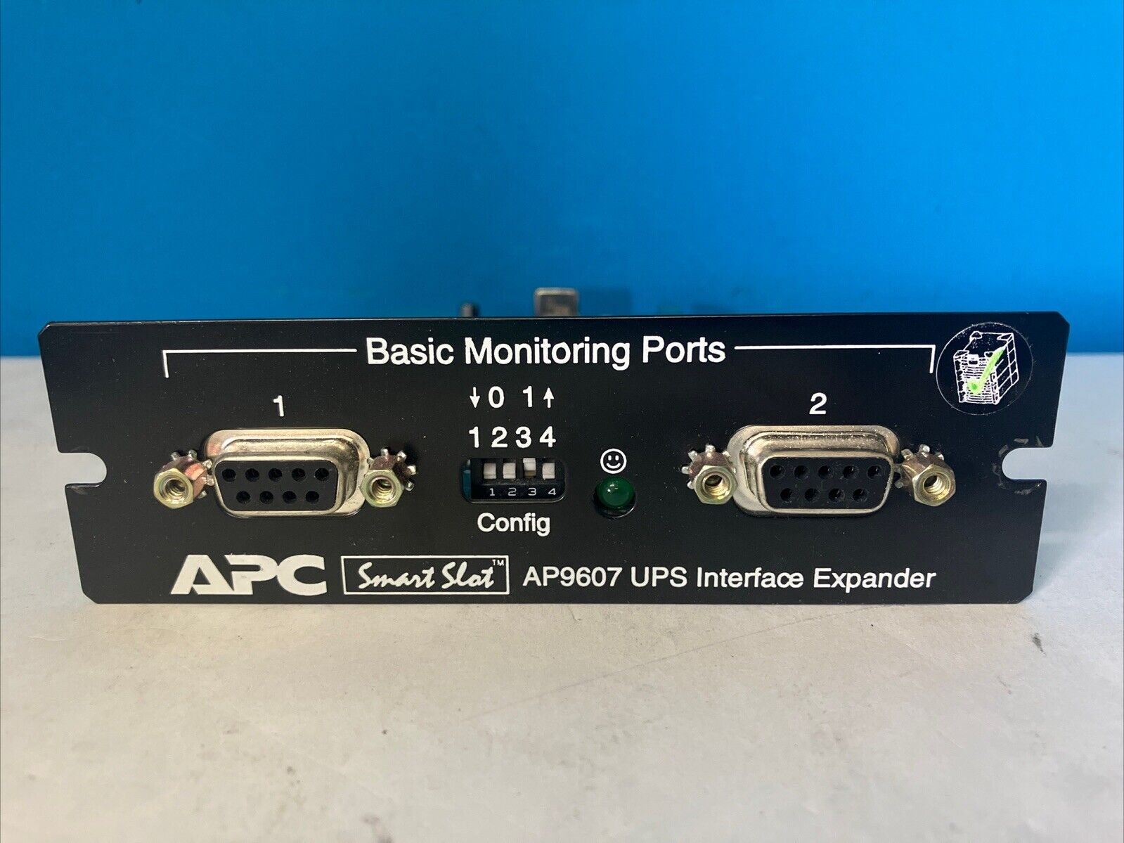 APC AP9607 2-Port Serial Interface UPS Expander Smart Slot Card