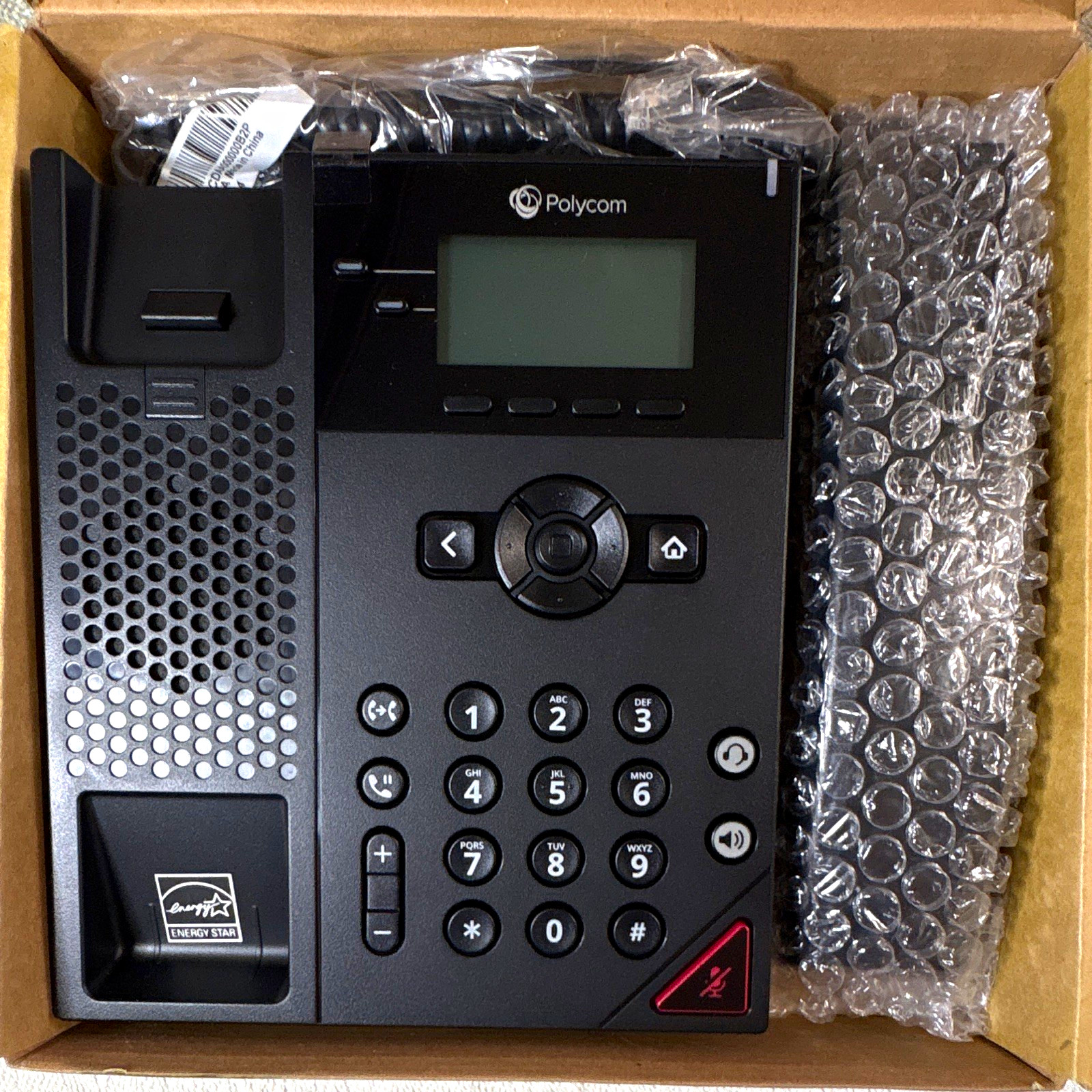 New in Box:Polycom VVX 150 VoIP Desk Phone PoE Black