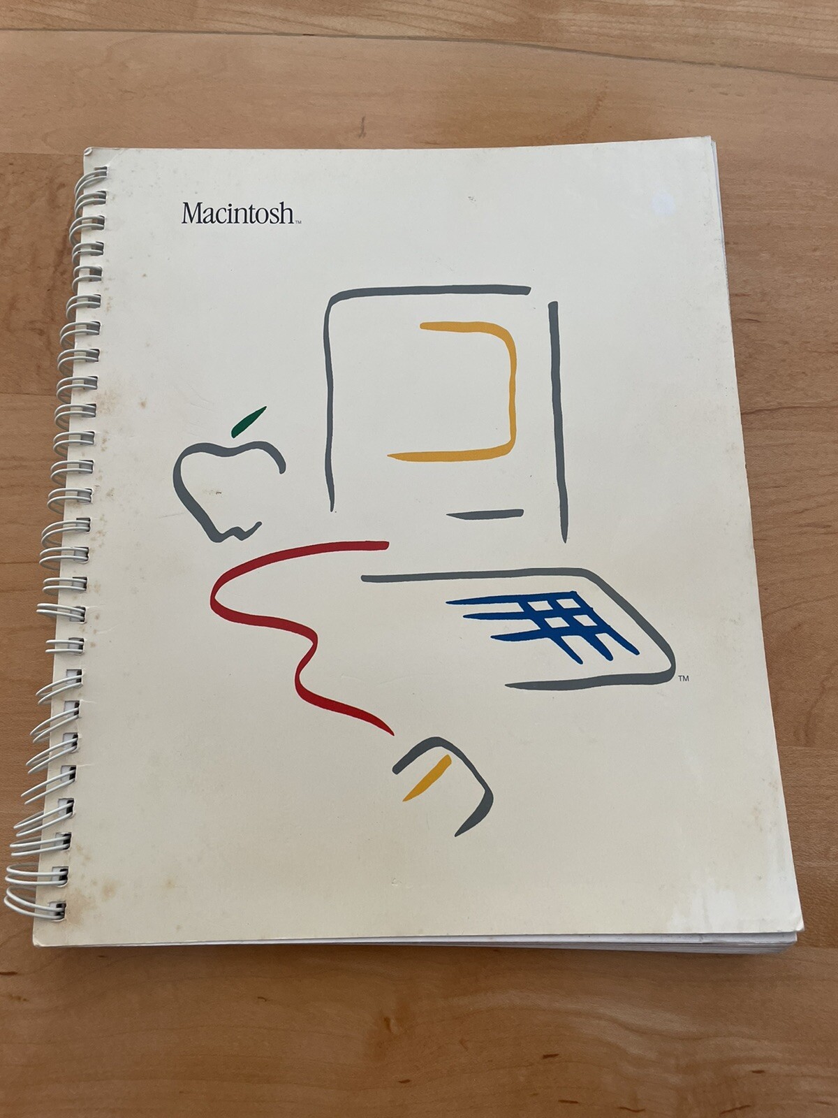 MACINTOSH 1983 USER MANUAL Picasso 030-0687 EARLY Mac Computer Very RARE