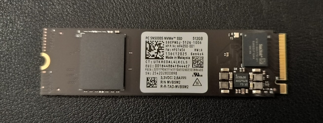 SanDisk 512GB SSD M.2 2280 Gen4x4 NVMe Solid State Drive SSD Disk SN5000S MVBSM2