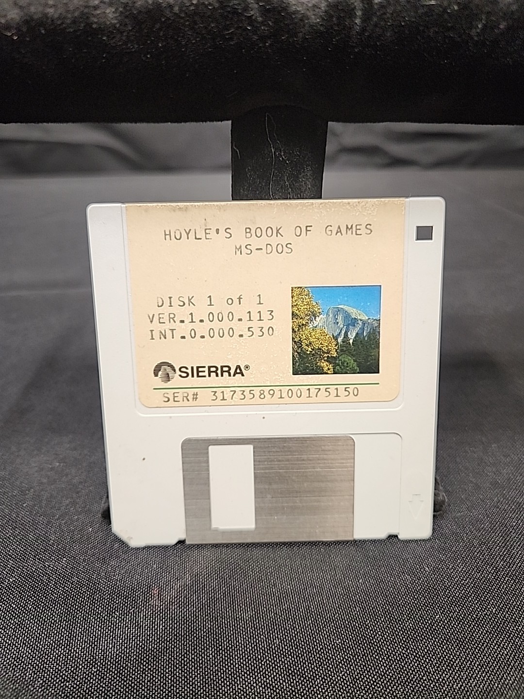 Sierra Hoyle’s Book of Games disk for MS-DOS original rare grey version