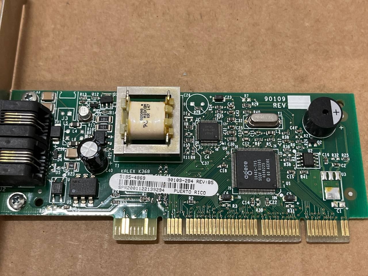 SMART Modular Technologies 90109-2 PCI Internal Modem Card REV B9