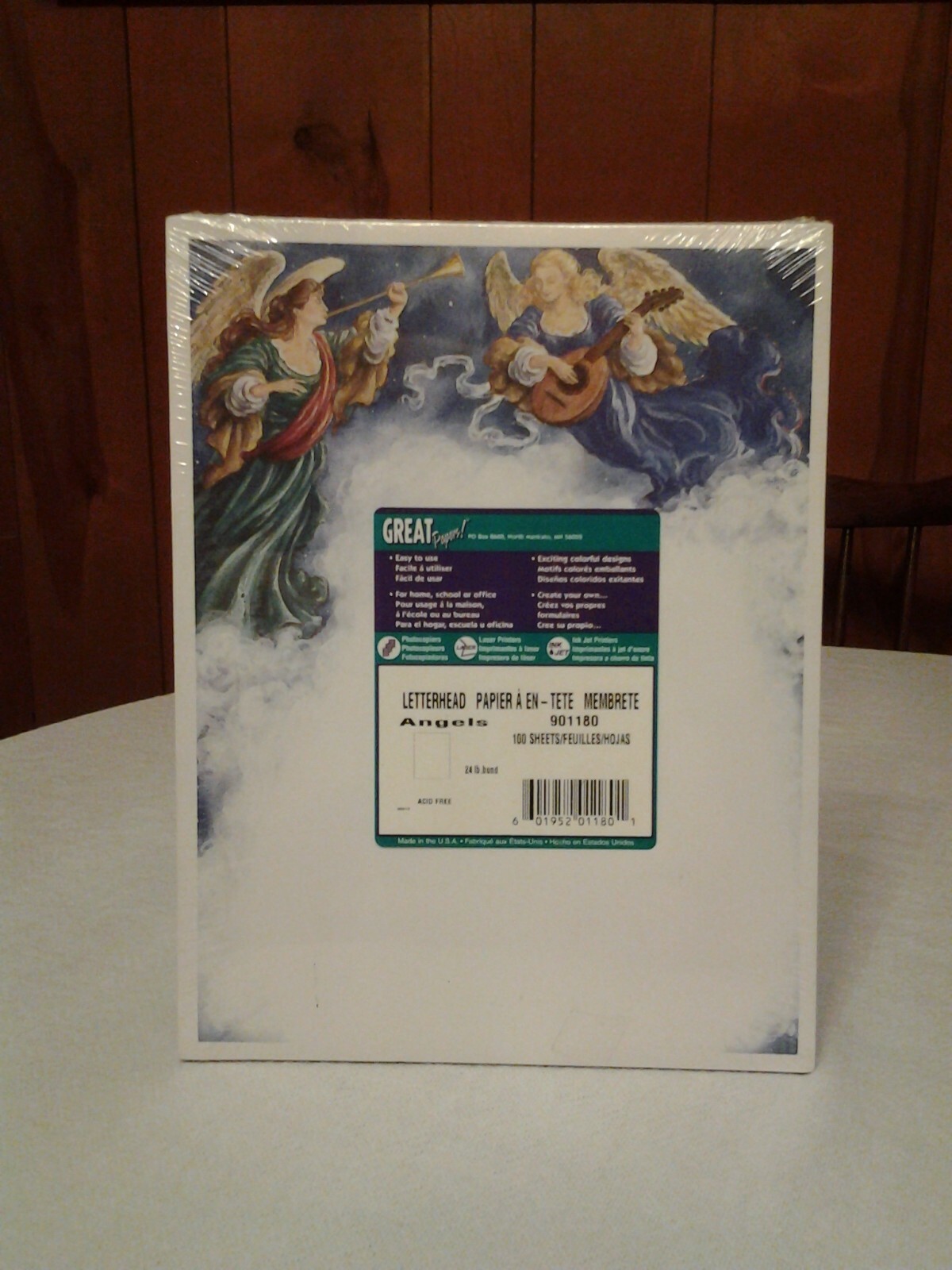 Great Papers HERALD ANGELS Computer Printer Paper Christmas Stationery*New
