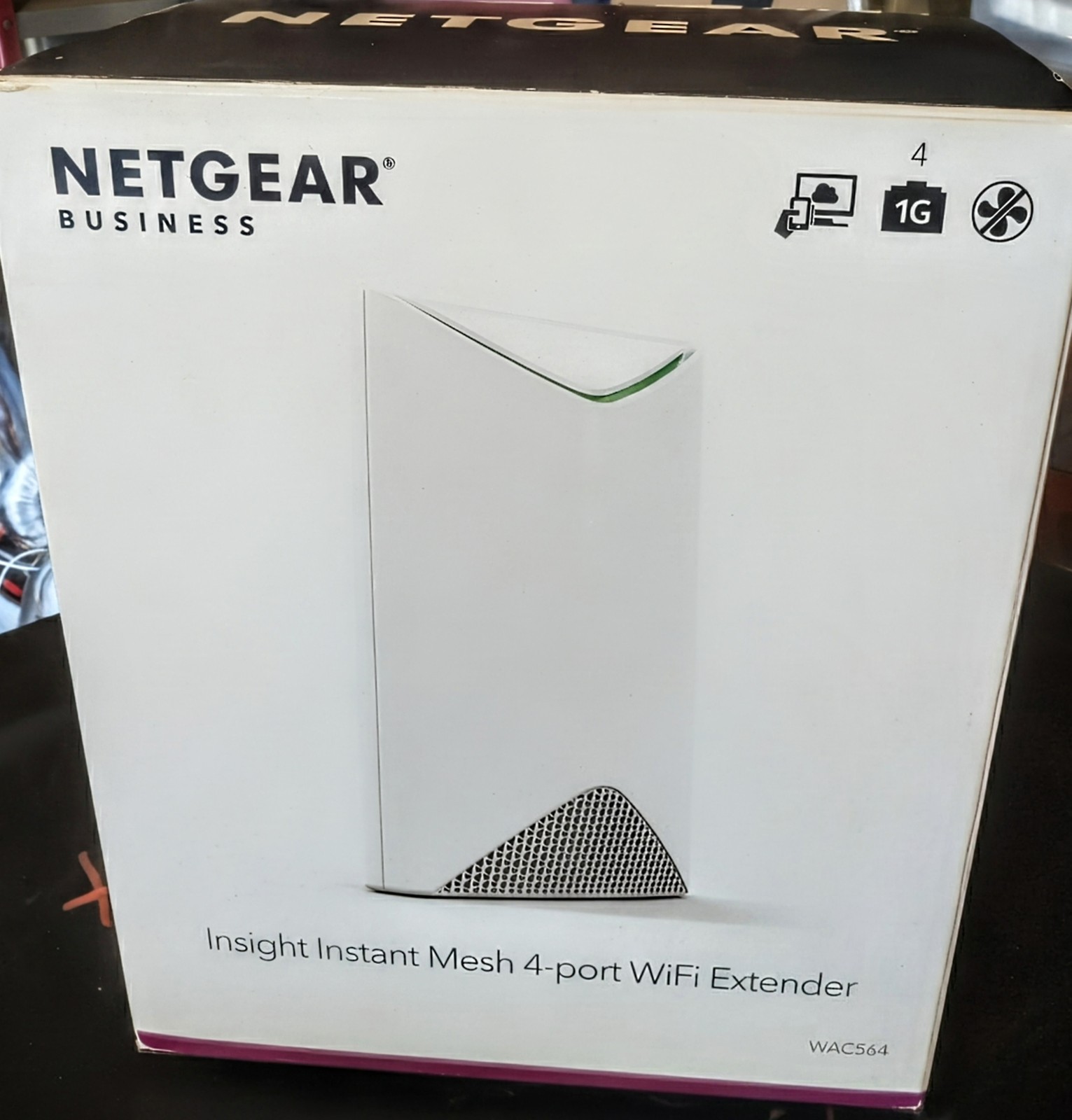 NETGEAR Business WAC564 Insight Instant Mesh WiFi Extender Tri-Band New