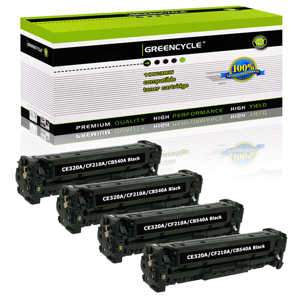 4PK CF210A BK Toner Cartridge Fits for HP 131A LaserJet Pro 200 MFP M276n M276nw