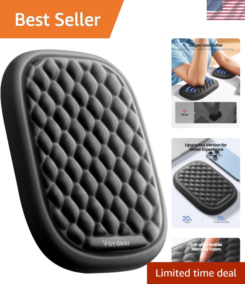 Upgraded Larger and Thicker】 Elbow Rest Pad 1pc, Desk Wrist Rest Memory Foam ...