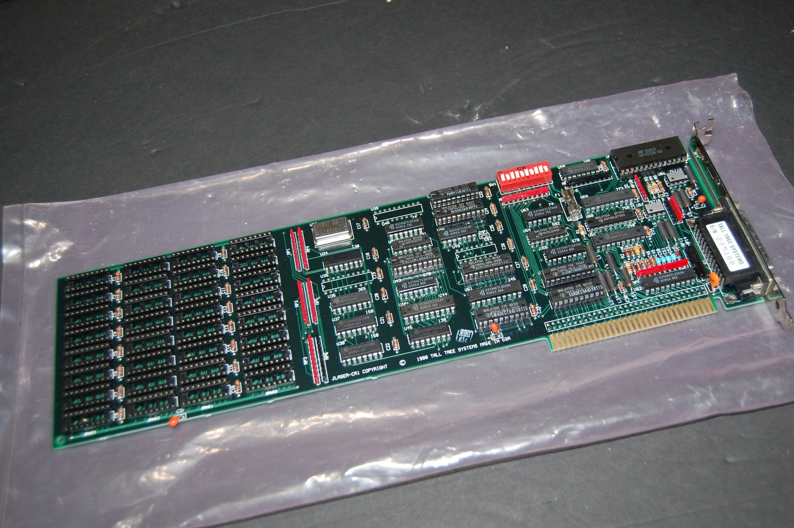 Tall Tree Systems JLaser-CR1 Vintage ISA Card High Resolution Graphics