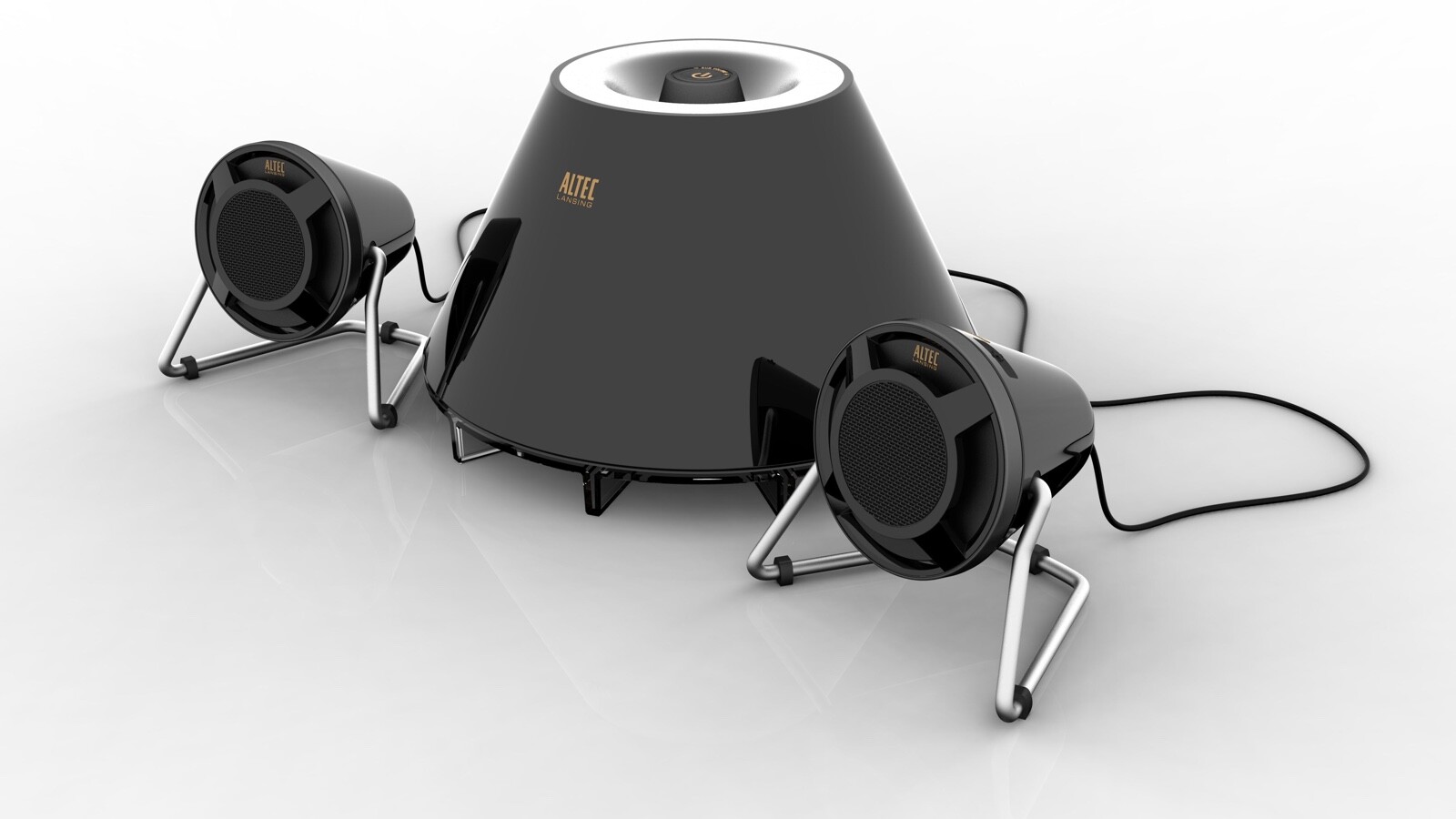 Altec Lansing FX3021 Expressionist Plus 2.1 Computer Speaker Black Brand NEW 