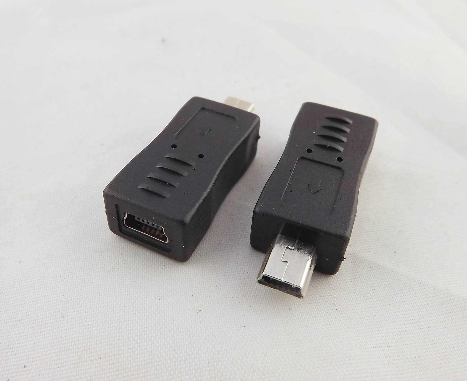 10x Mini USB 5 Pin Male To Female Jack M/F Extension Converter Adapter Connector