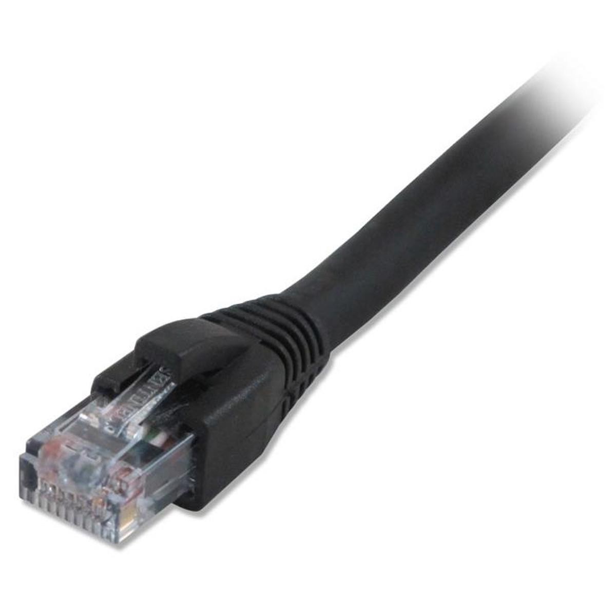 Comprehensive Cat6 Snagless Solid Shielded Patch Cable, 100 FT, Black