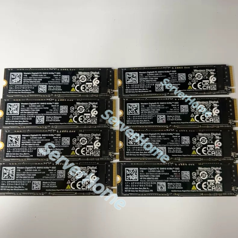Western Digital SN810 1TB M.2 NVMe PCIe SSD High Speed Internal SSD