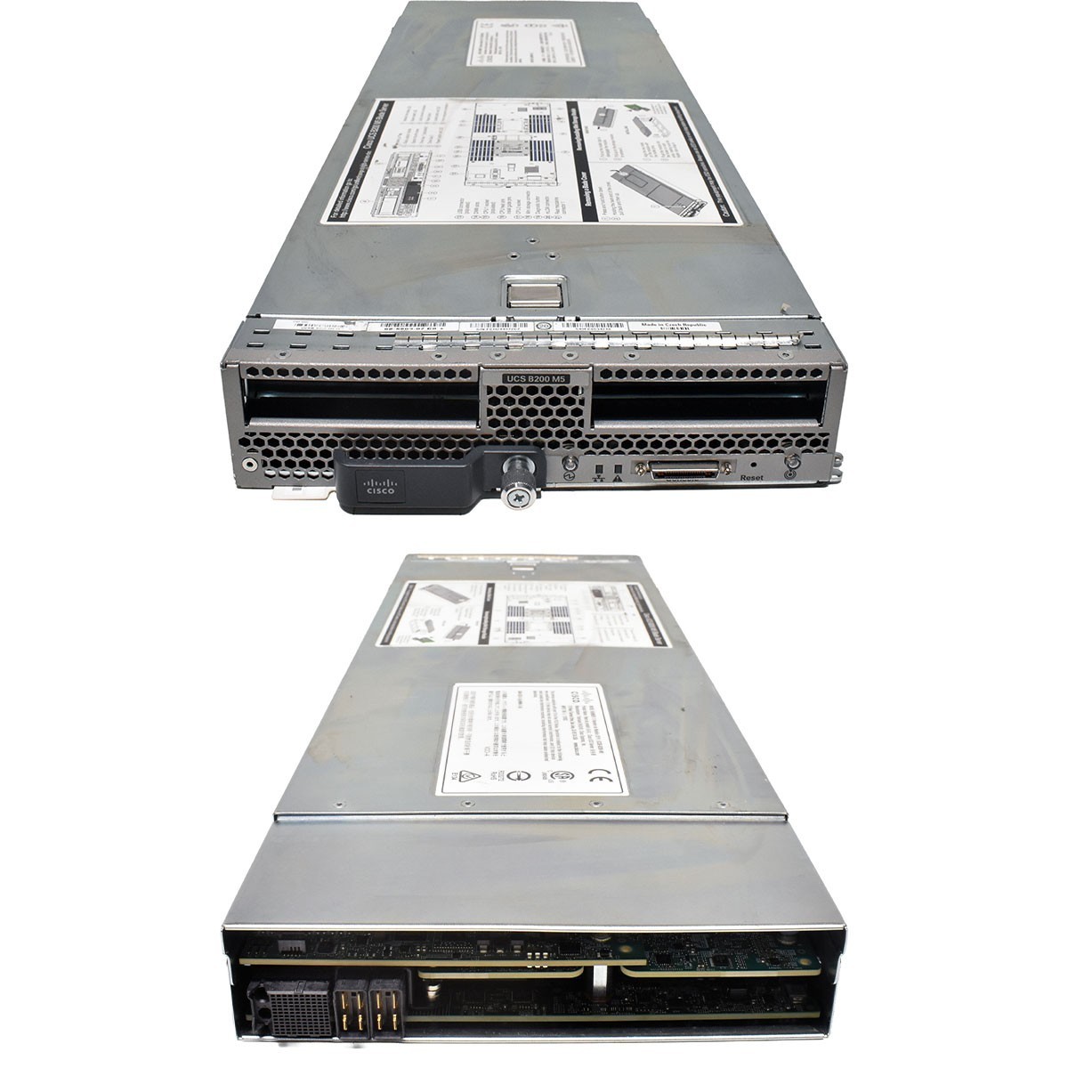 Cisco UCS B200 M5 Blade Server 2x cooler without CPU RAM 1x UCSB-MLOM-40G-04