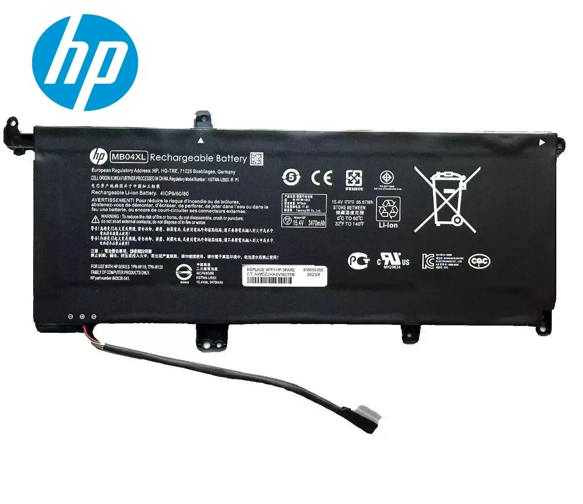 OEM Genuine MB04XL Battery For HP Envy X360 M6-AQ105DX M6-AQ003DX M6-AR004DX PC