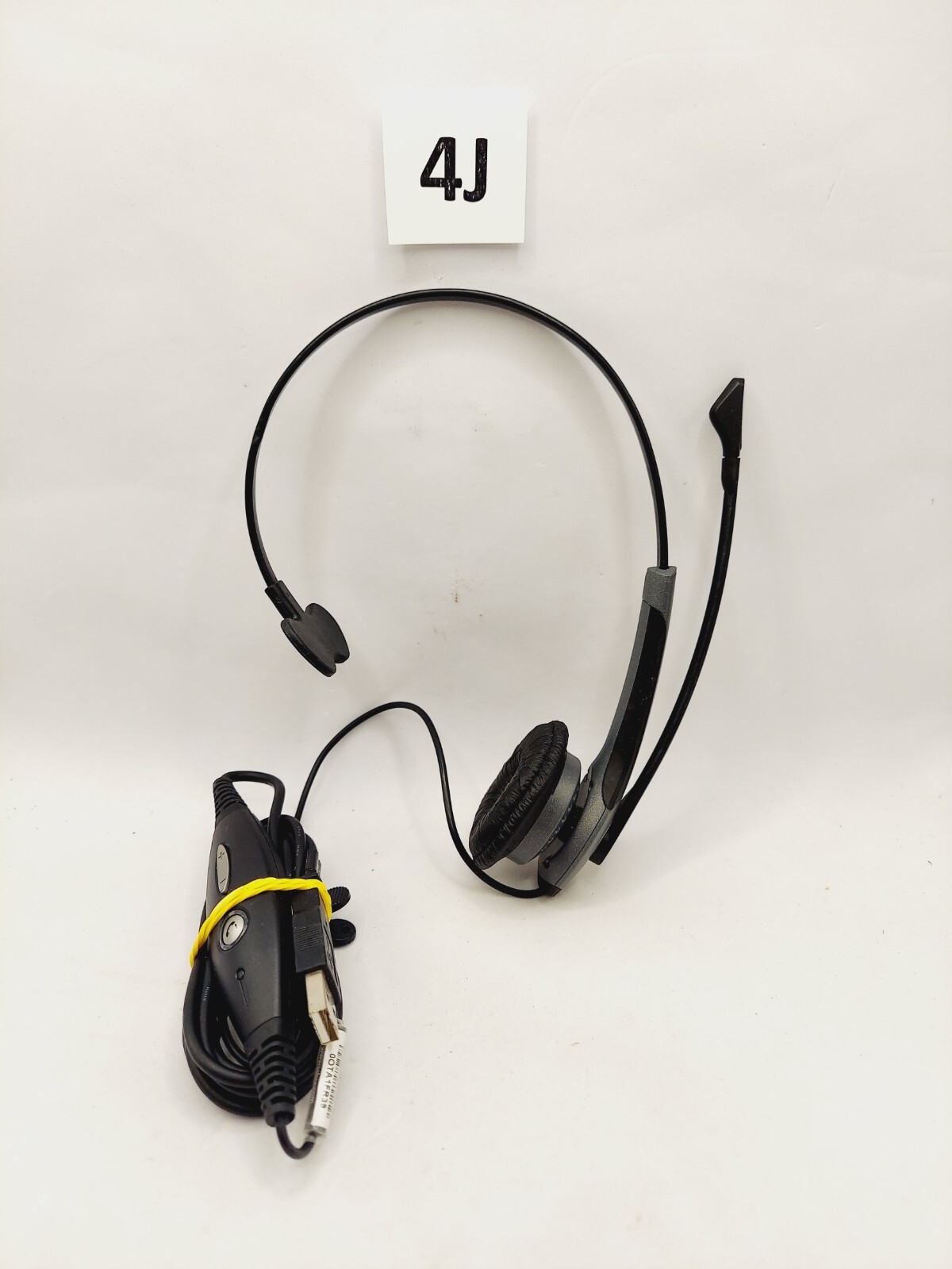 Jabra GN2000 Mono USB Wired Headset w/Noise-Canceling Boom Microphone (Black)