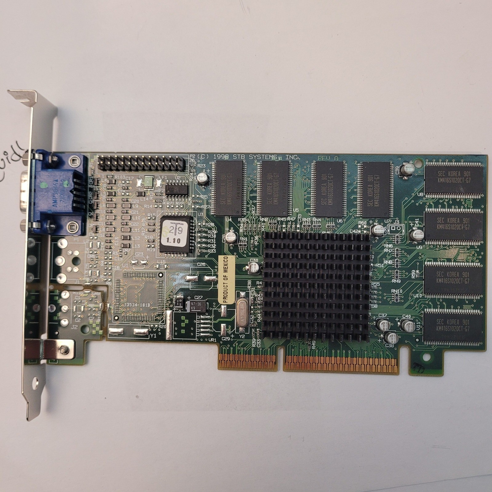 STB Velocity 4400 NVIDIA Riva TNT 16MB AGP 1999 Video GPU Server 210-0348-00X
