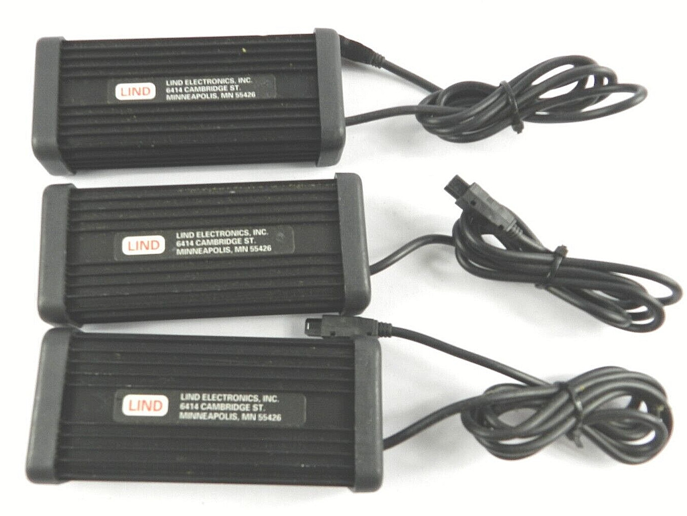 Lot (3) Lind TS1250-574 Automobile Adapter NCD ThinStar 400 450 Series 12V D353