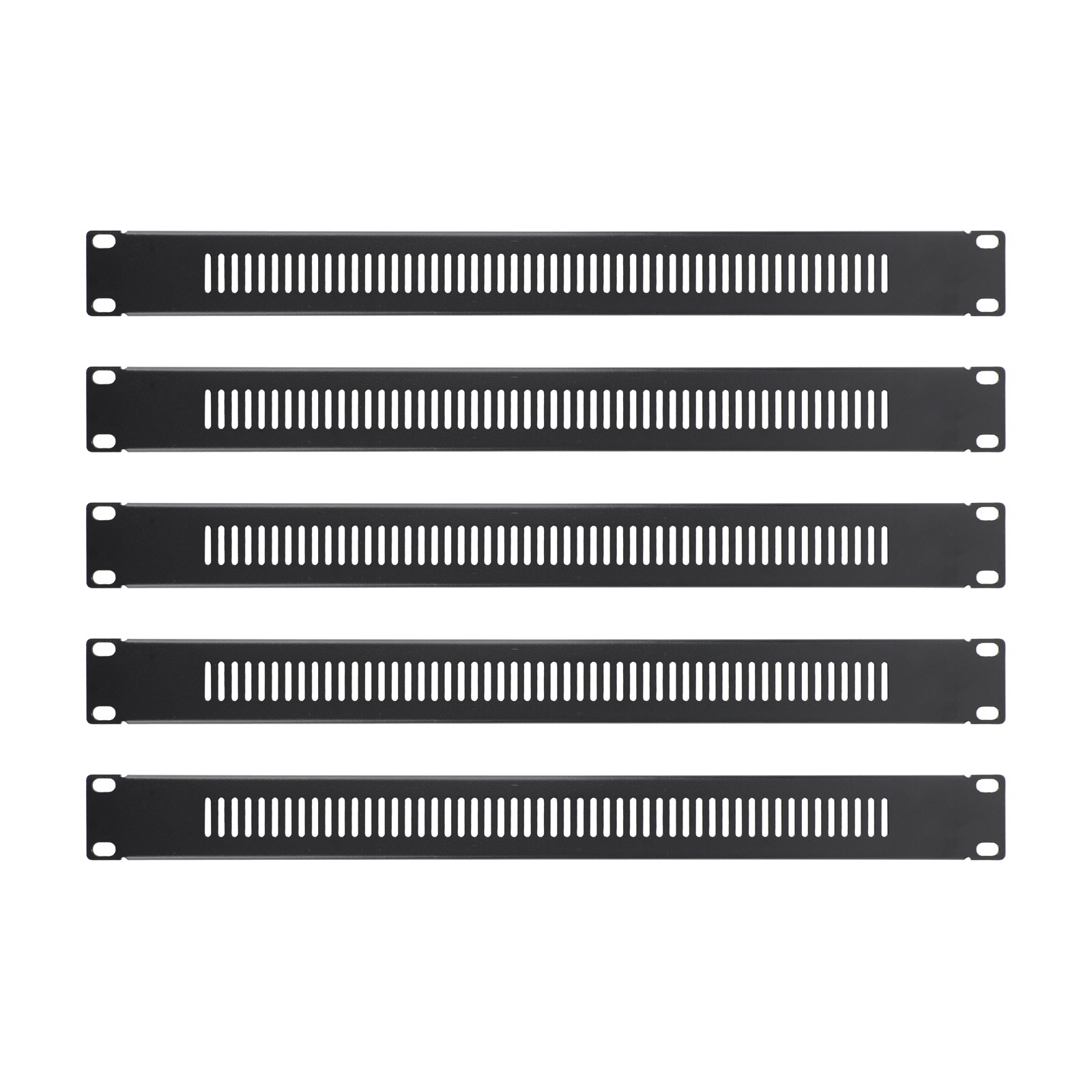 5Pcs Metal Blank Rack Mount Panel Spacer 1U Vented for 19" Server Cabinet