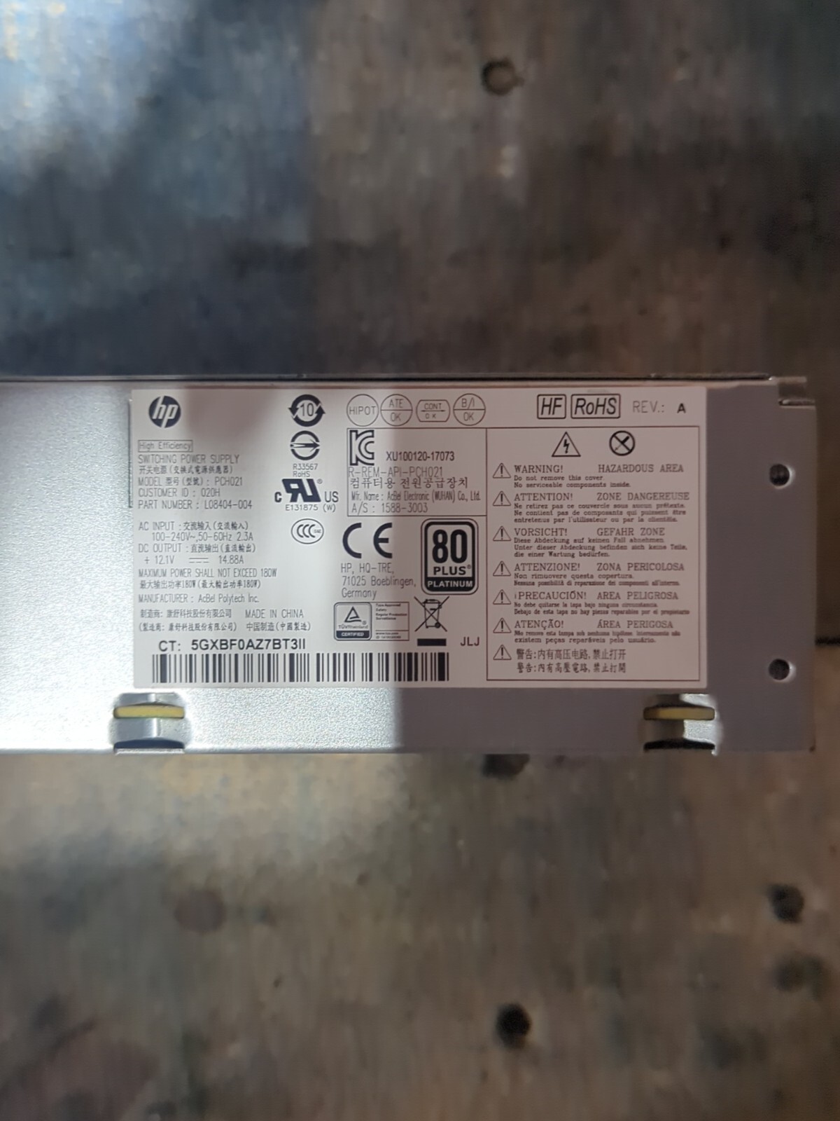 HP Power Supply PSU L08404-001 / 002 / 004 @HPP5