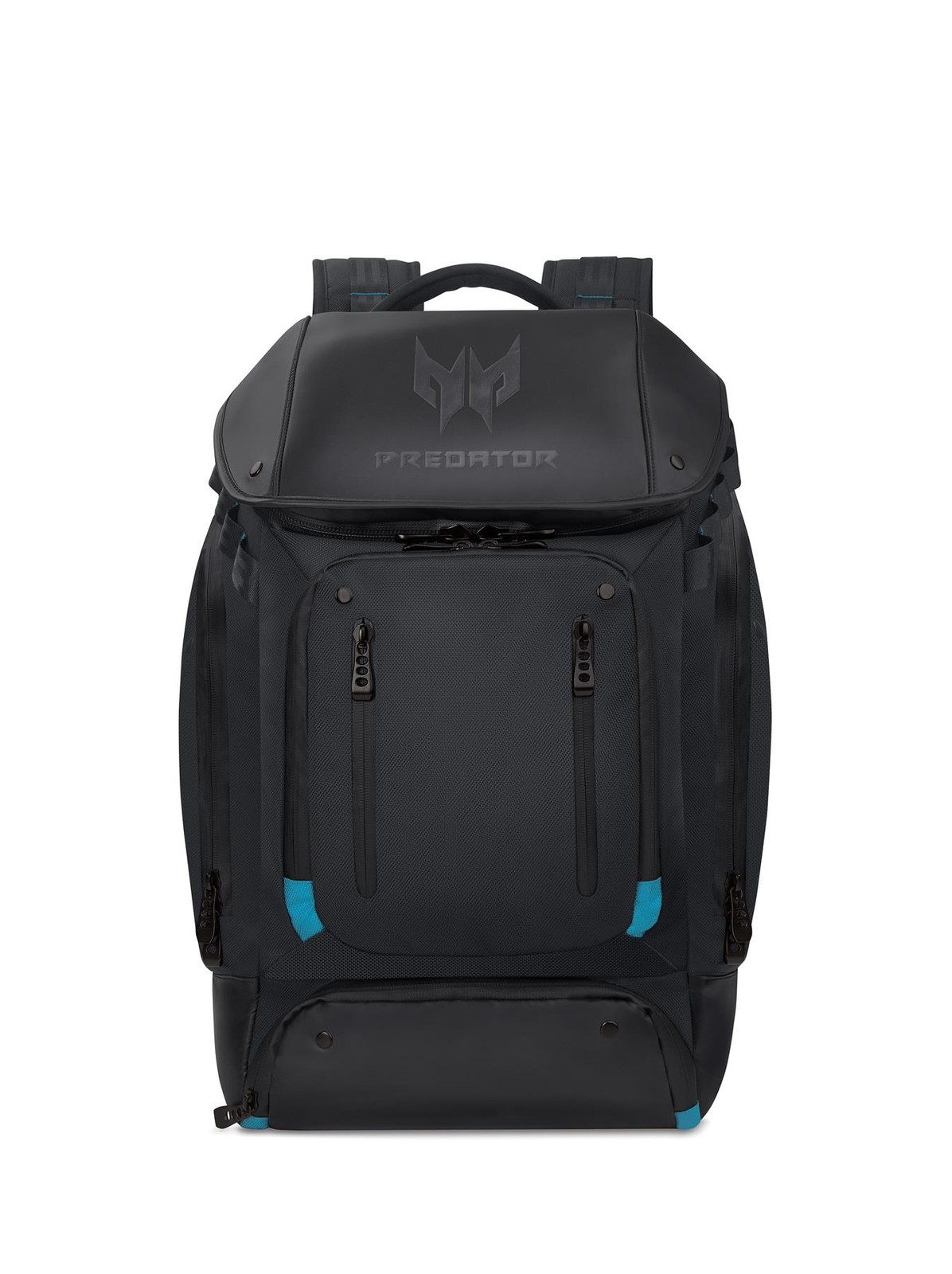 Acer Predator Gaming Utility Backpack Black/Teal Water Resistant New