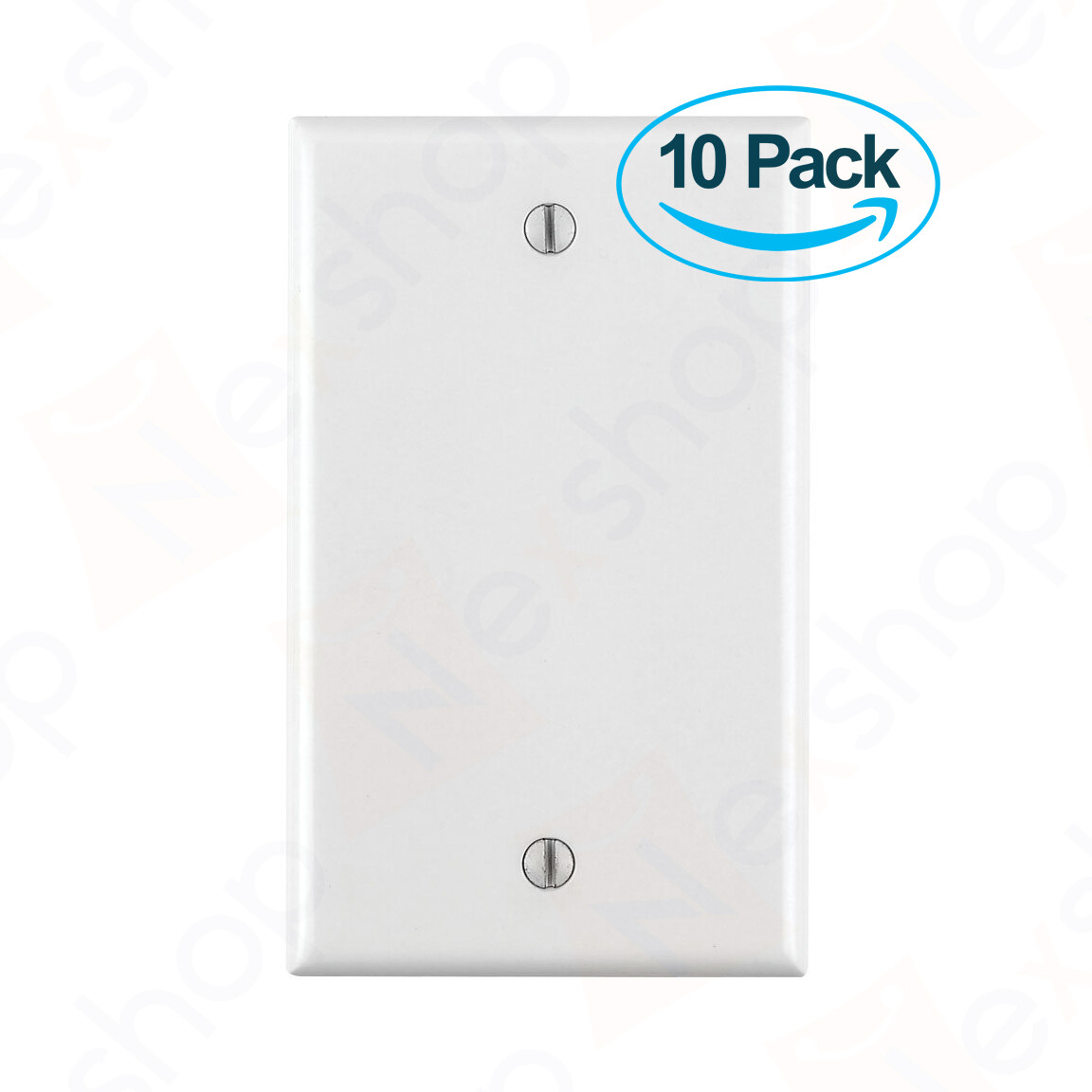 10x Nex Keystone Jack RJ45 CAT Network Face Wall Plate - 0 1 2 3 4 6 Port - Lot
