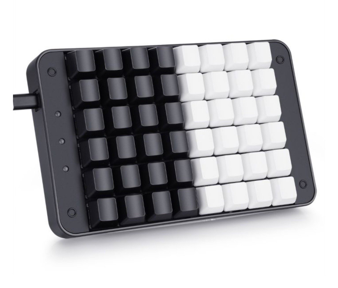 Single-Handed 48 Keys Mechanical Keyboard 32 Macro Keys OEM Gateron Red Switch