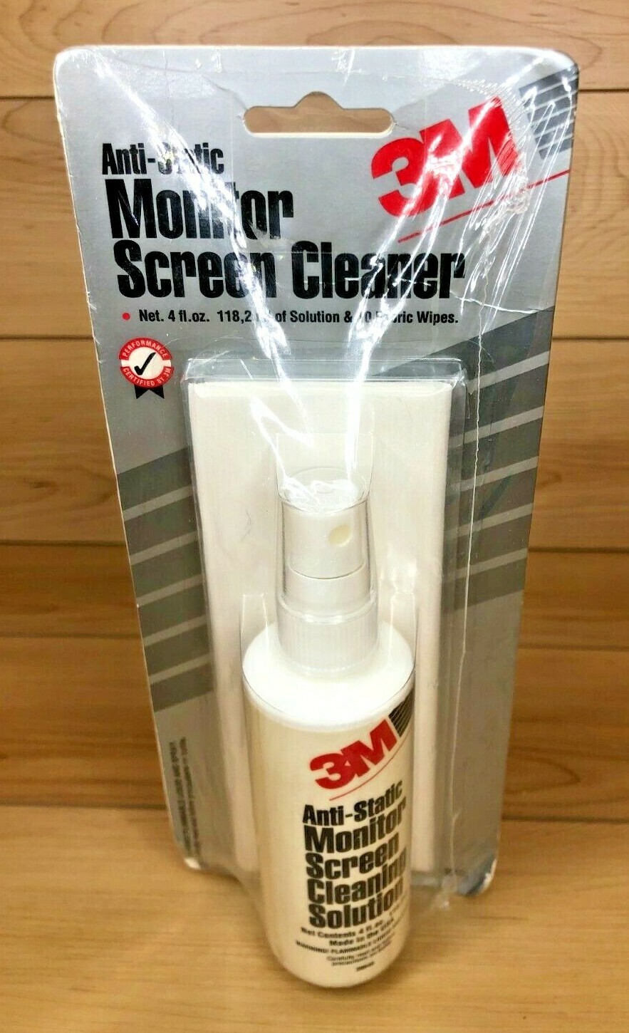 3M Anti-Static Monitor Screen Cleaner 2 Bottles Pack 4oz 118,2 ml and 20 wipes
