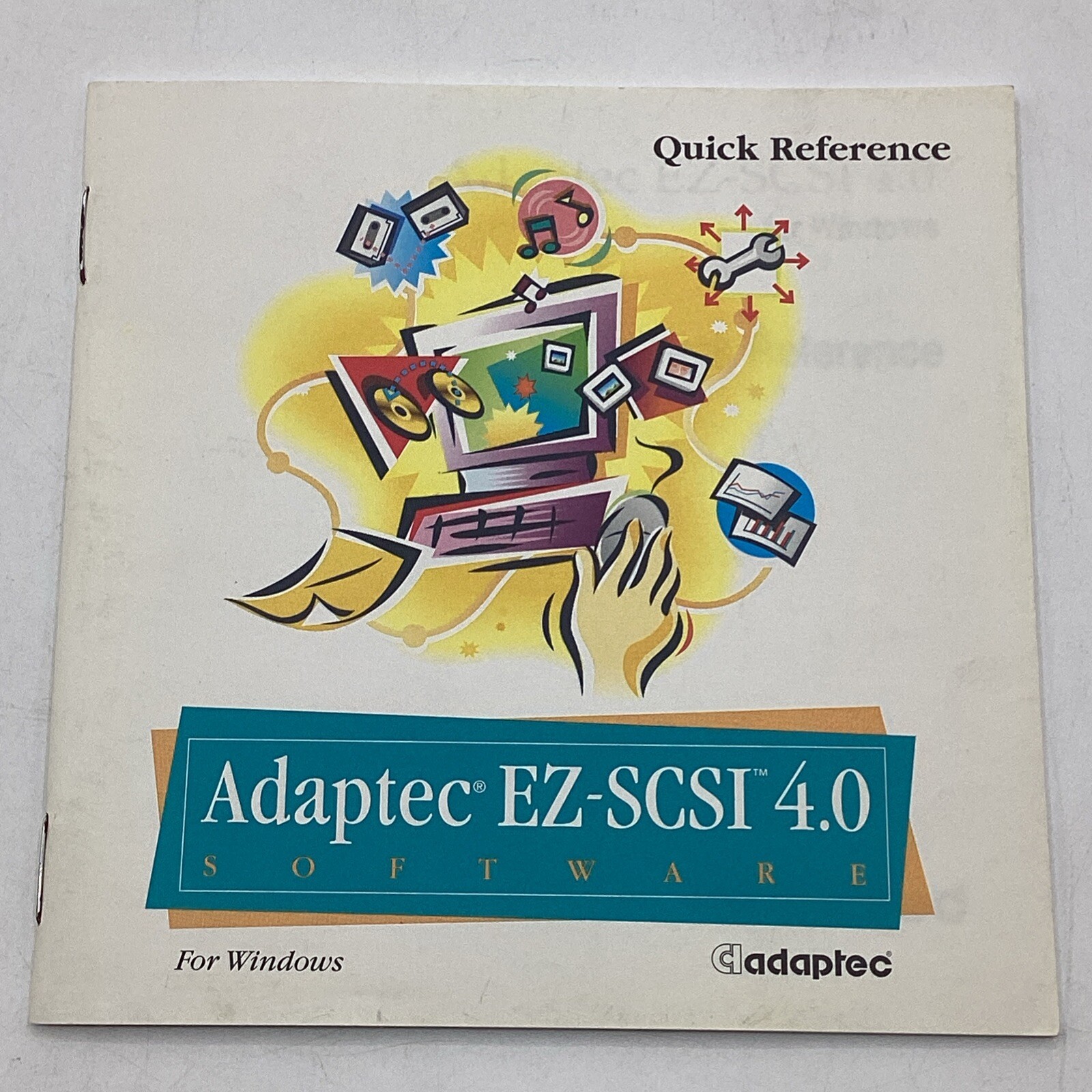 1995 Adaptec EZ-SCSI 4.0 Software For Windows 95/NT/3.1 Quick Reference Guide