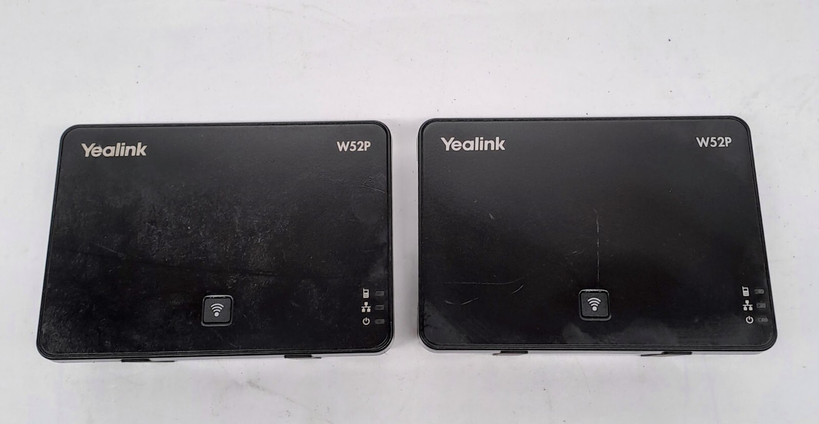 LOT OF 2 Yealink W52P IP DECT Wireless Base Station Only