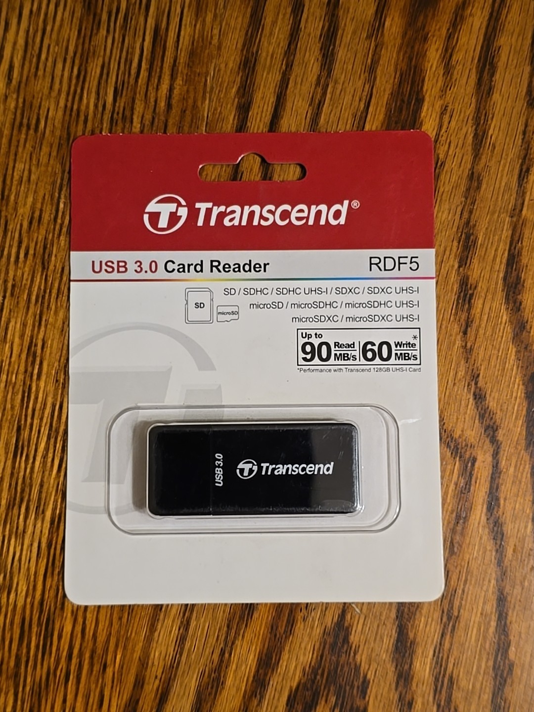 Transcend USB 3.0 Card Reader RDF5 Factory Sealed 