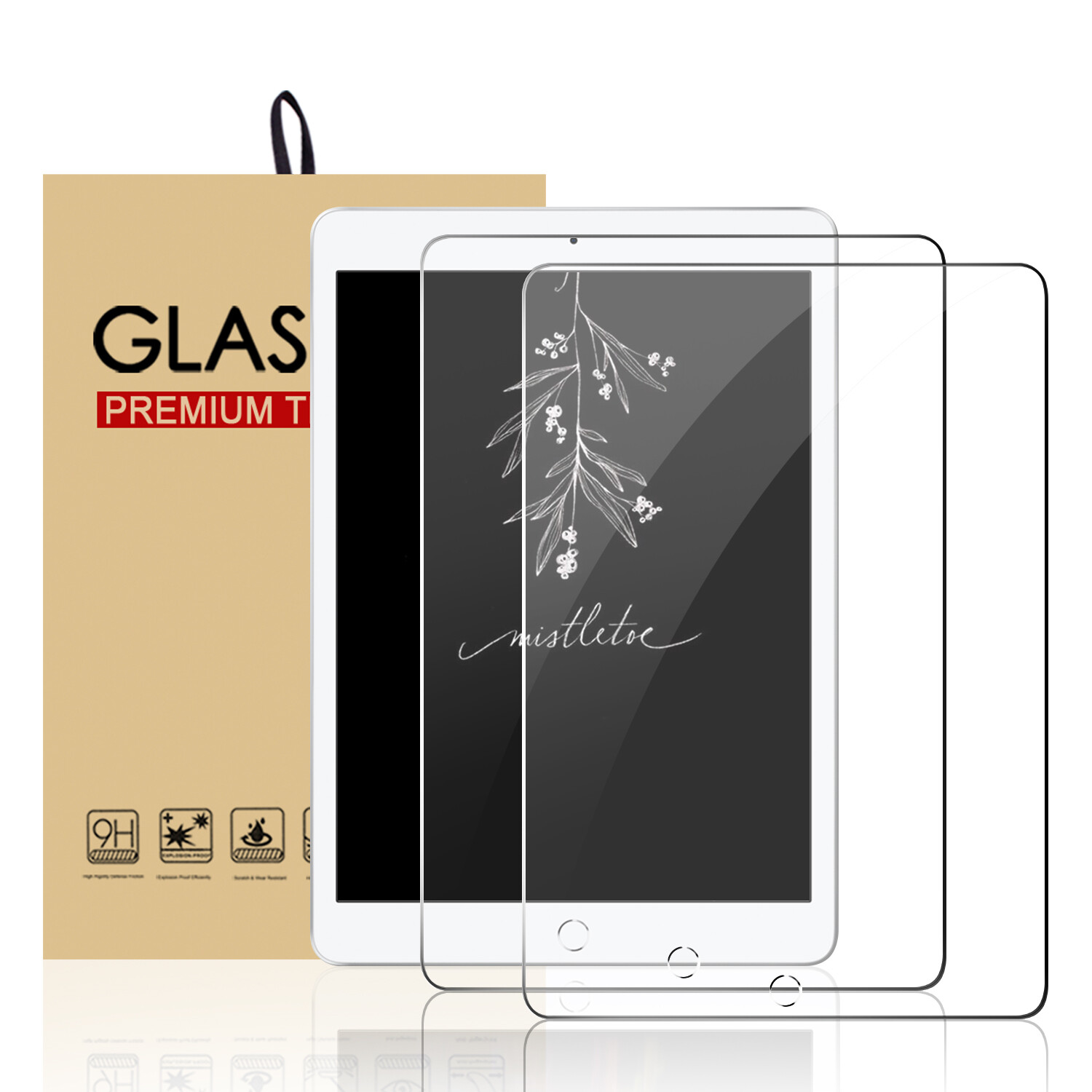 2 Pack HD Tempered Glass Screen Protector For iPad 10.9 10th Gen 2022 Model