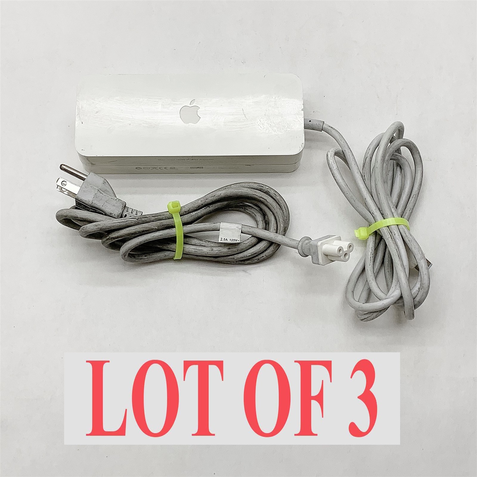 Genuine Apple A1188 110W Mac Mini Power Adapter Supply AC Charger 661-3910 Lot 3
