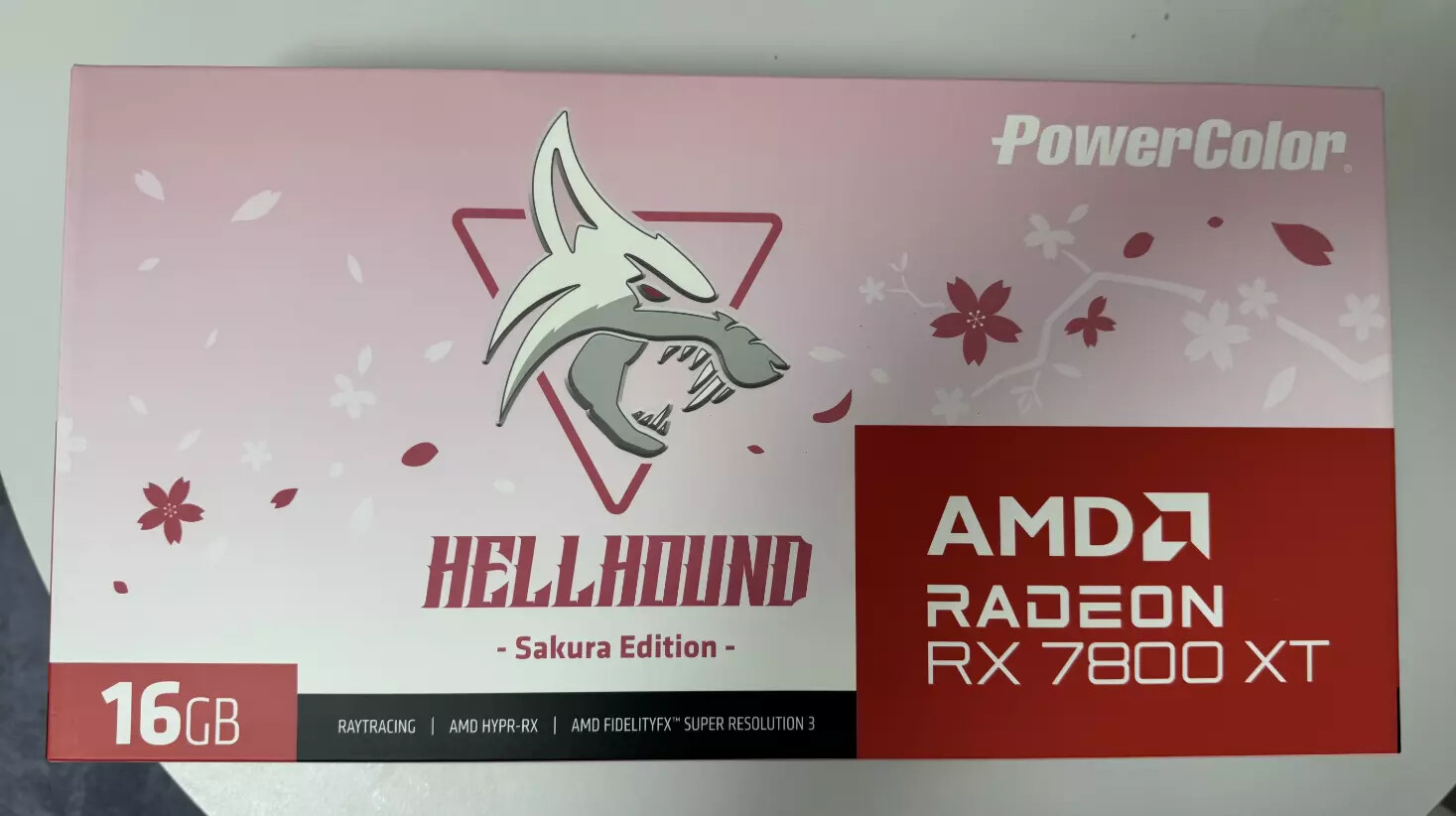 Power Color Radeon RX 7800 XT GDDR6 16GB 16G-L/OC/SAKURA Graphic Card Origin NEW