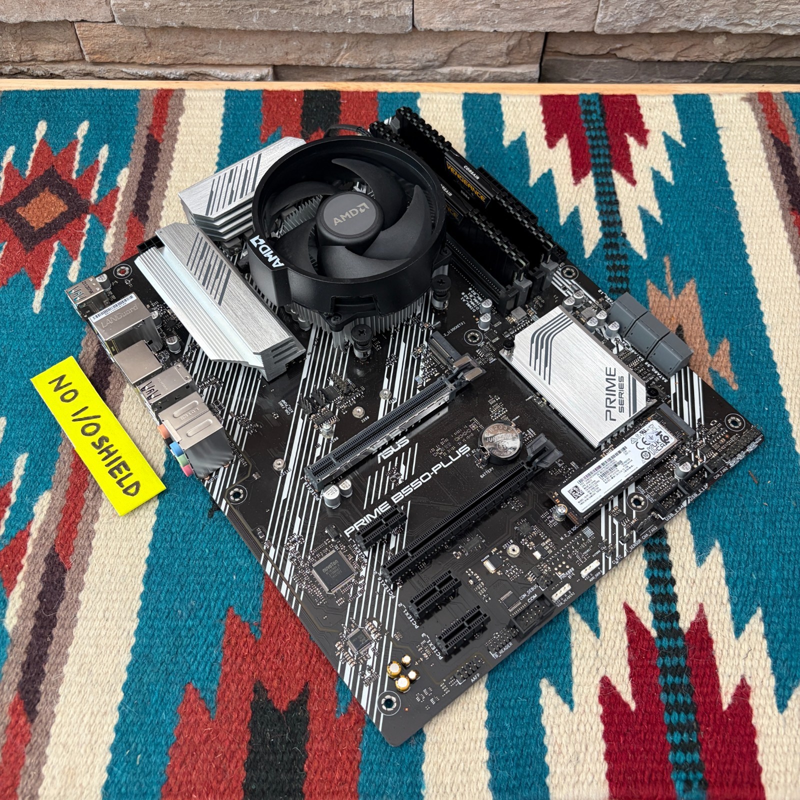 ASUS PRIME B550-PLUS Win11 ATX Motherboard Combo Ryzen 5 5600 16GB RAM 256SSD