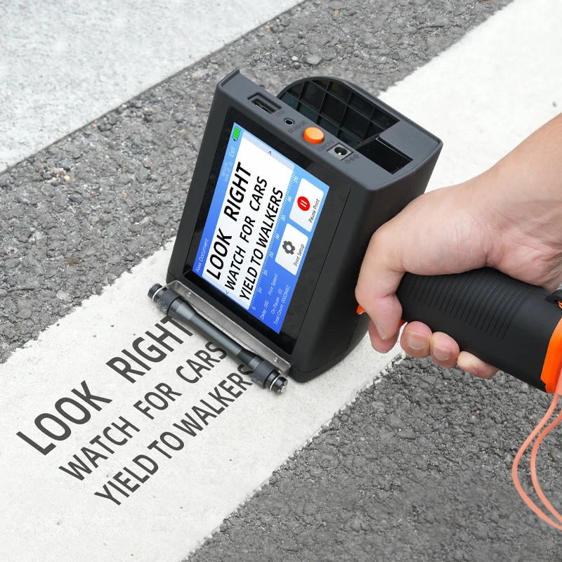50mm Handheld Inkjet Printer Large Character for Carton Date Batch Barcode