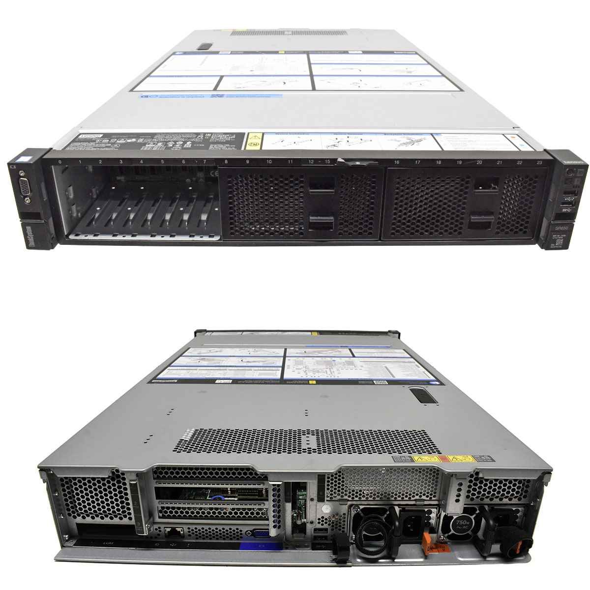 Lenovo ThinkSystem SR650 2U Server No CPU 2xCooler 0GB PC4 RAM 8xSFF 2.5" 930-8i