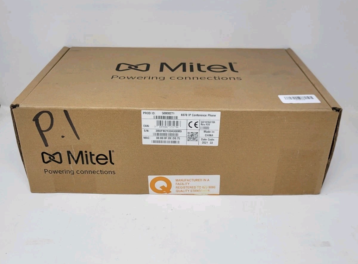 Mitel 6970 IP Conference Phone 50008271 PoE Gigabit 6900 Series
